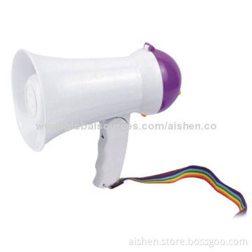 Megaphone with 6x1.5V Dry Cell